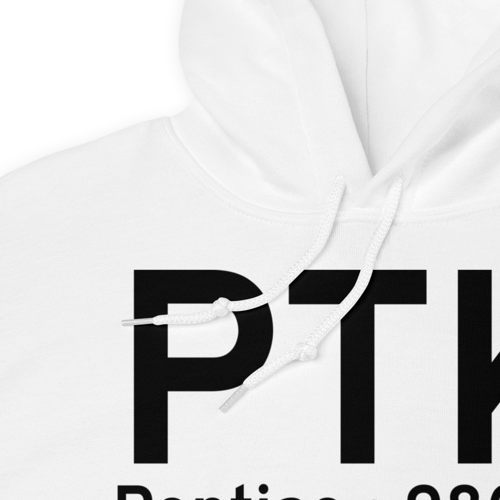 Pontiac (KPTK) Airport Hoodie Sweatshirt 