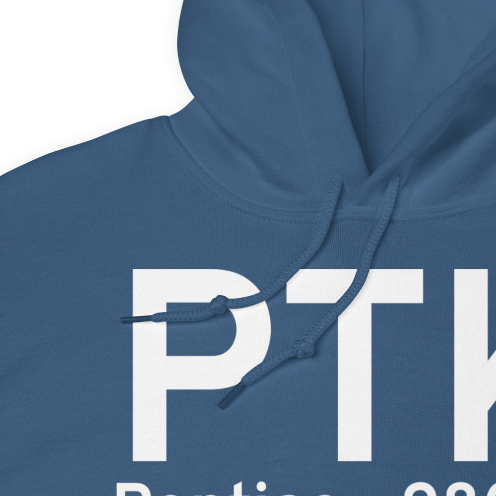 Pontiac (KPTK) Airport Hoodie Sweatshirt 