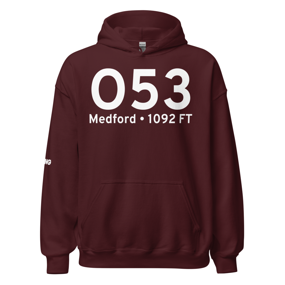 Medford (KO53) Airport Hoodie Sweatshirt 