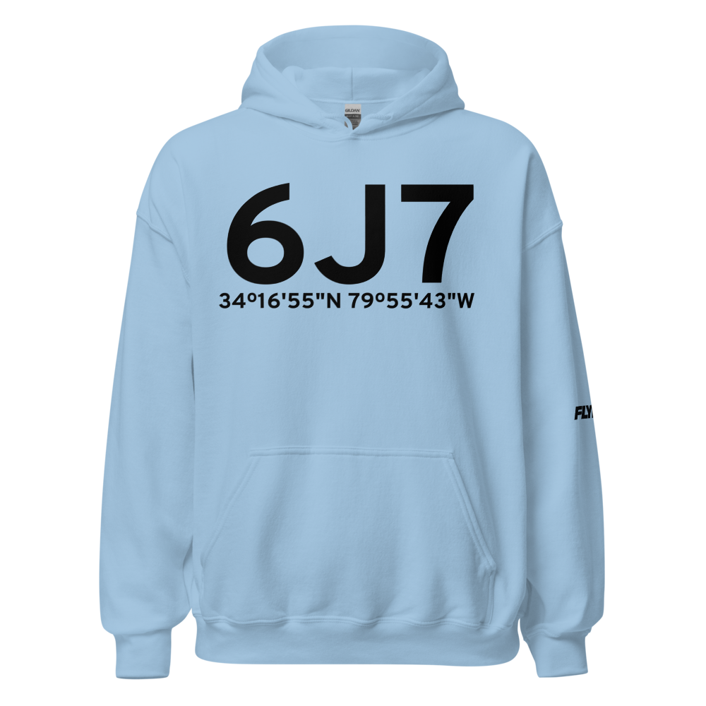 Darlington (K6J7) Airport Hoodie Sweatshirt 