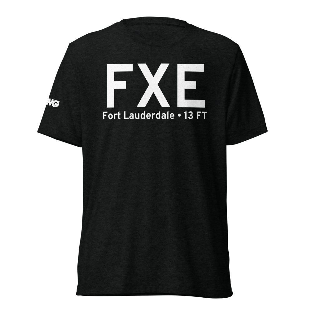 Fort Lauderdale (KFXE) Airport Tri-blend T-Shirt 