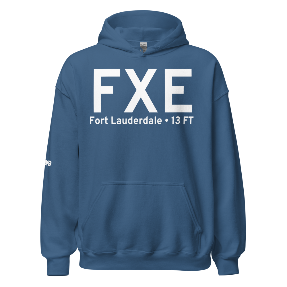 Fort Lauderdale (KFXE) Airport Hoodie Sweatshirt 