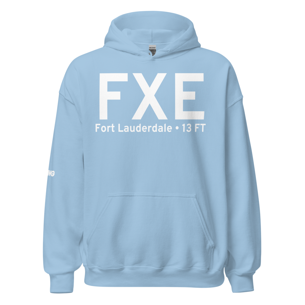 Fort Lauderdale (KFXE) Airport Hoodie Sweatshirt 