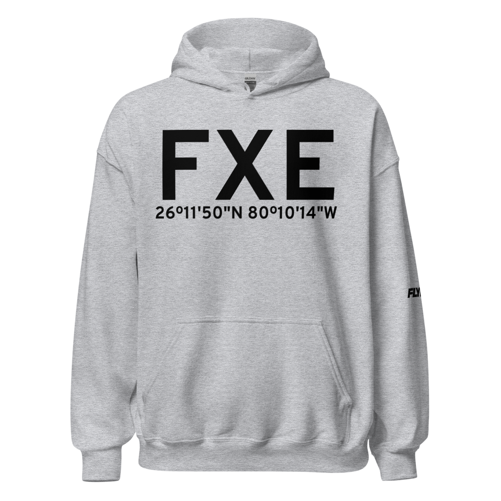 Fort Lauderdale (KFXE) Airport Hoodie Sweatshirt 