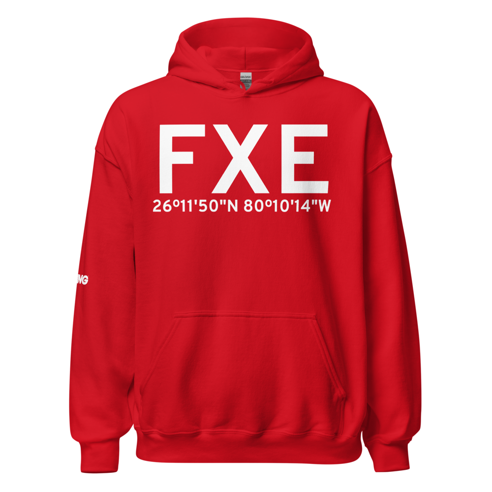Fort Lauderdale (KFXE) Airport Hoodie Sweatshirt 