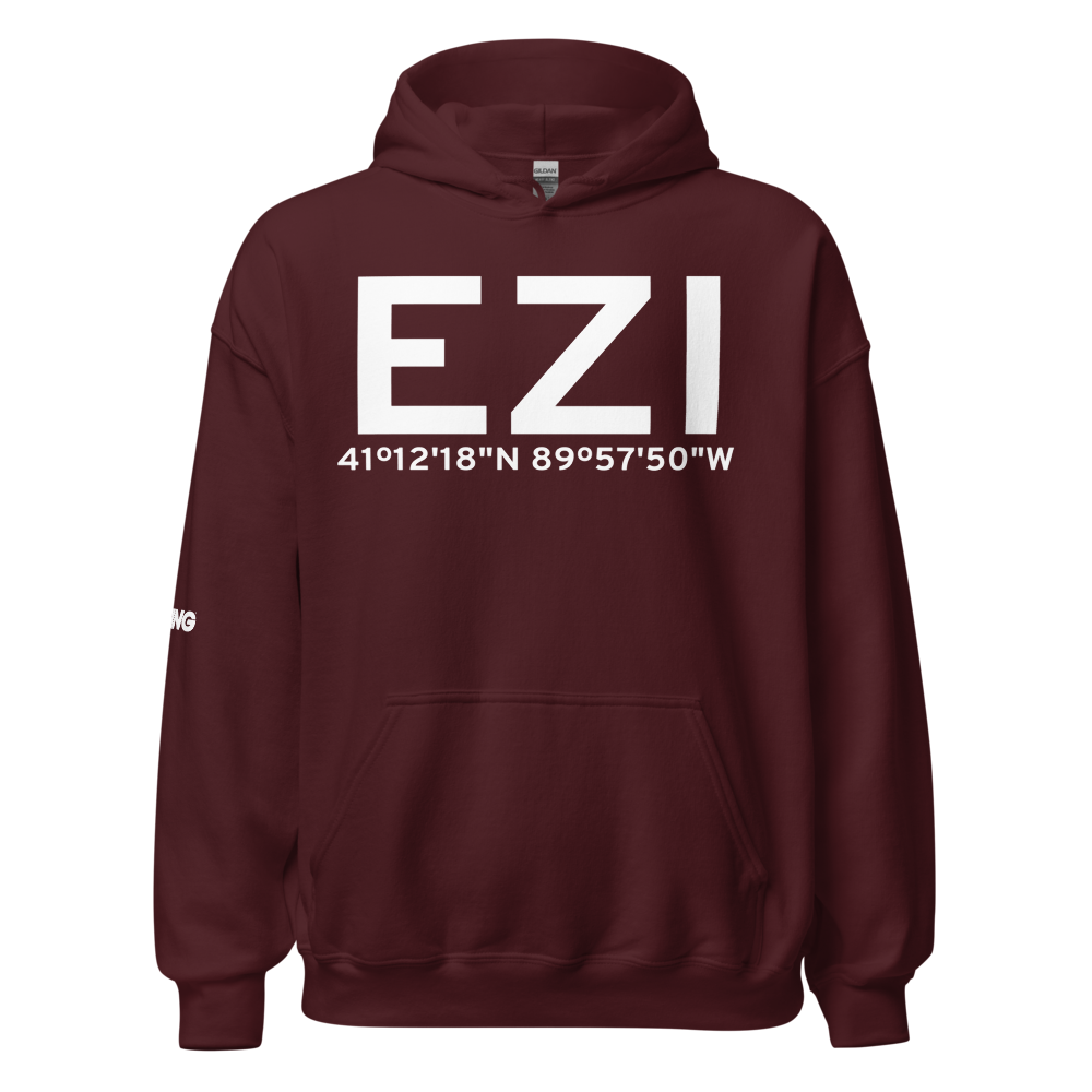 Kewanee (KEZI) Airport Hoodie Sweatshirt 
