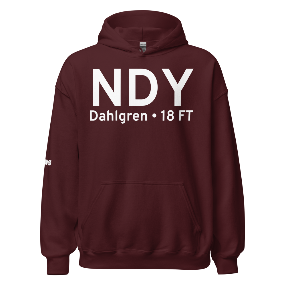 Dahlgren (KNDY) Airport Hoodie Sweatshirt 