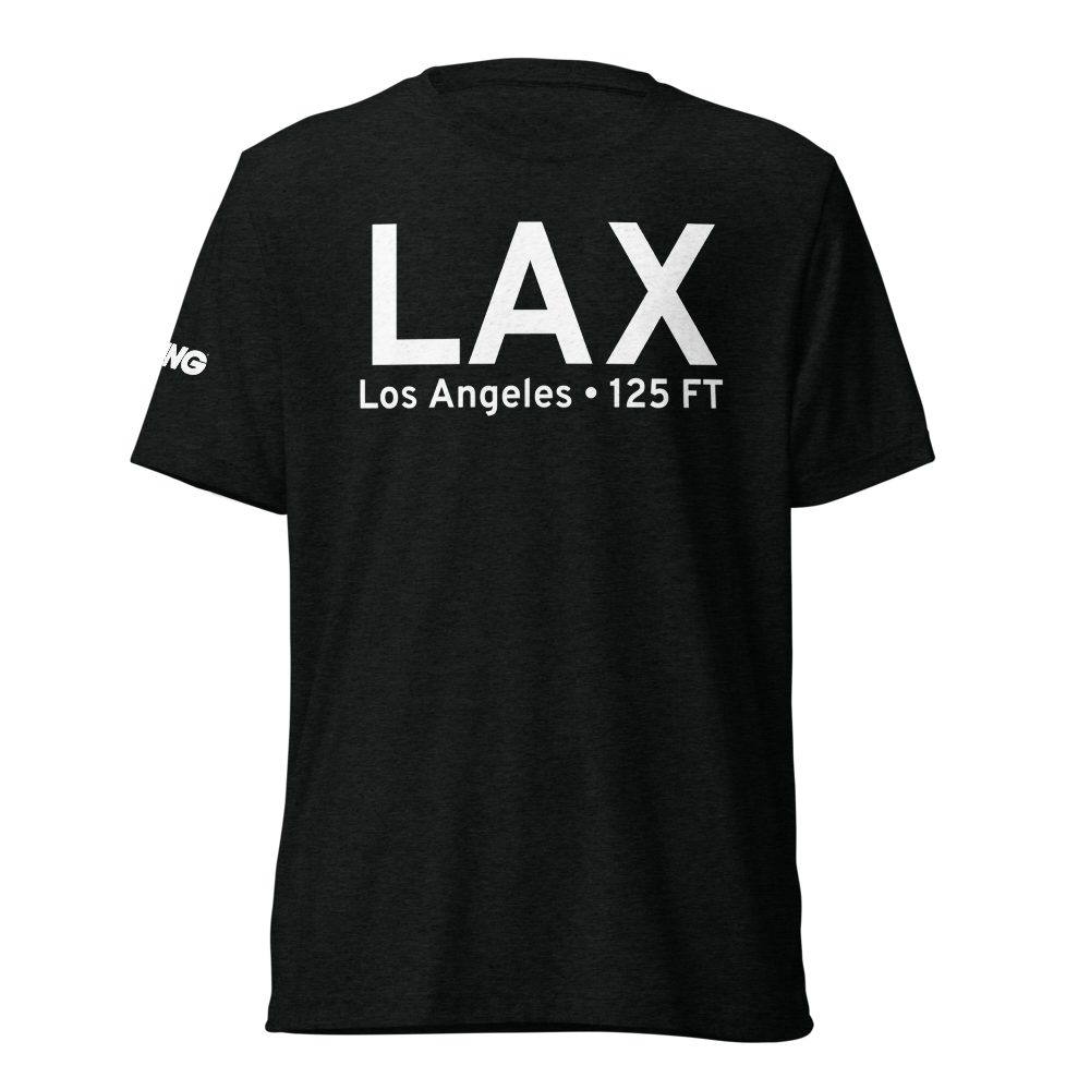 Los Angeles (KLAX) Airport Tri-blend T-Shirt 