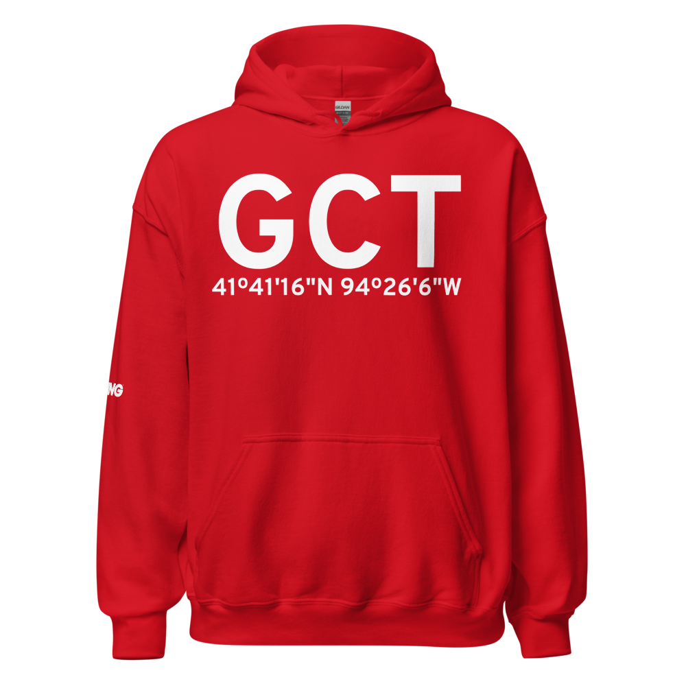 Guthrie Center (KGCT) Airport Hoodie Sweatshirt 