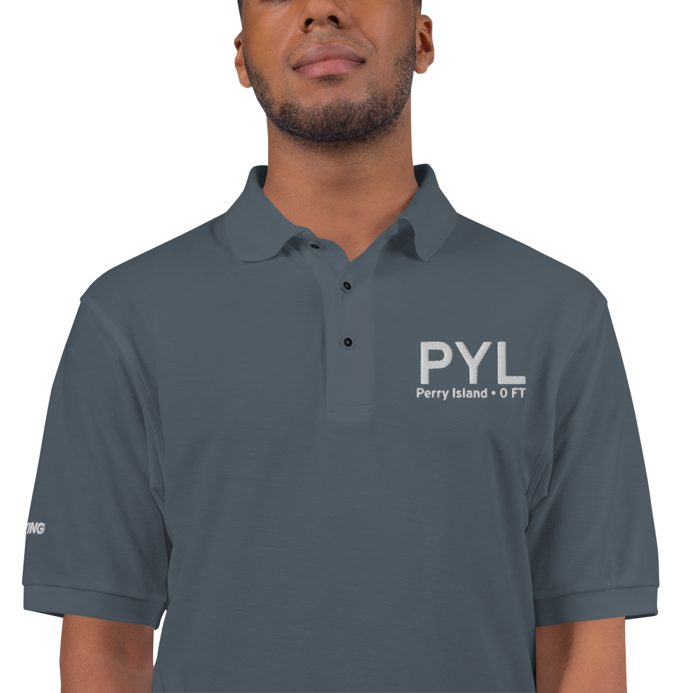 Perry Island (PYL) Airport Port Authority Embroidered Polo Shirt 