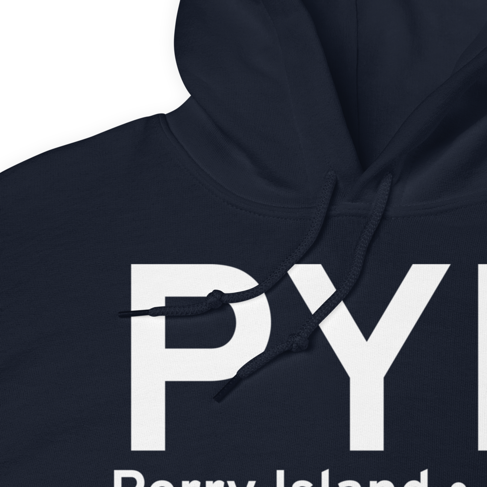 Perry Island (PYL) Airport Hoodie Sweatshirt 