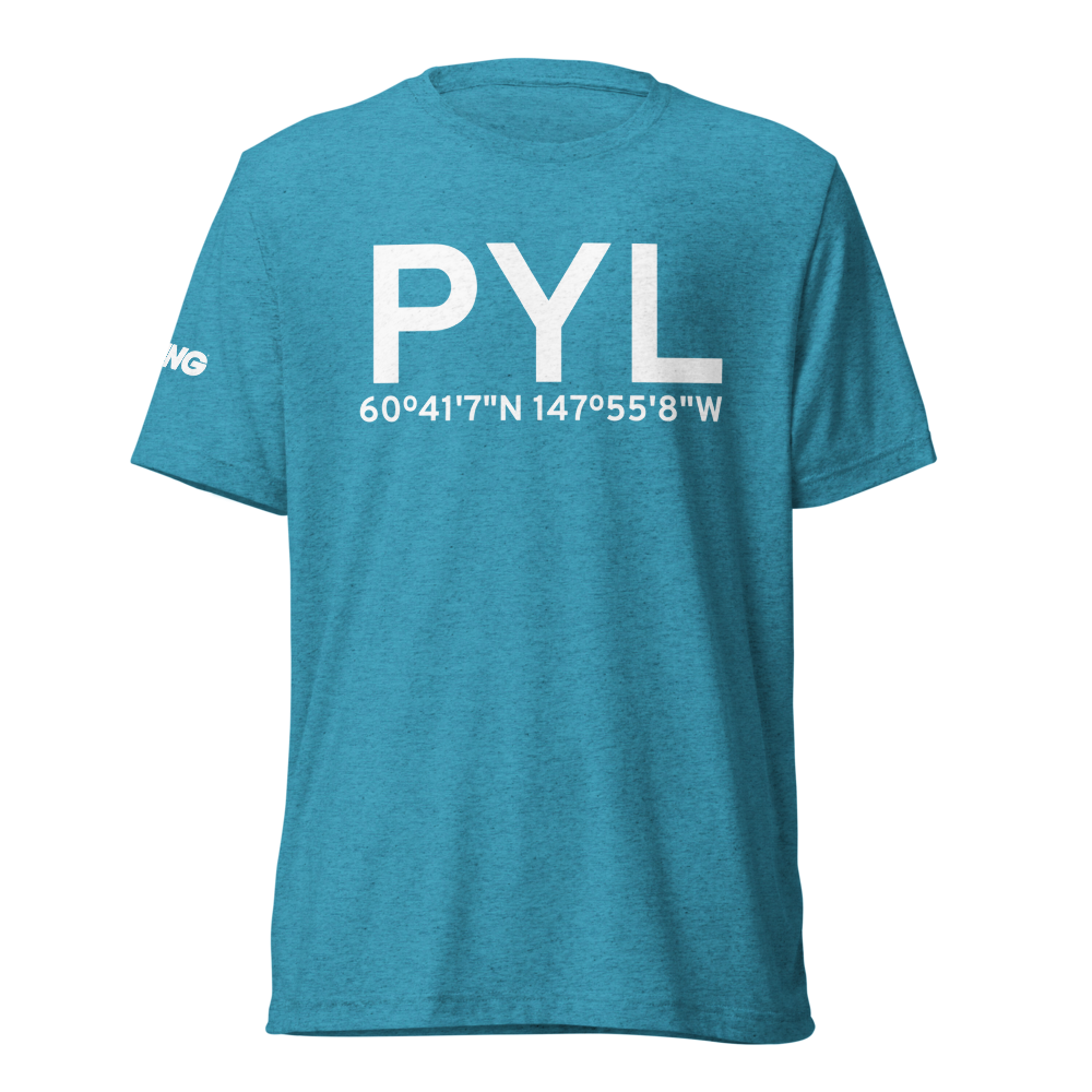 Perry Island (PYL) Airport Tri-blend T-Shirt 