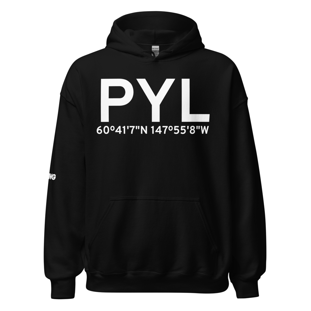 Perry Island (PYL) Airport Hoodie Sweatshirt 