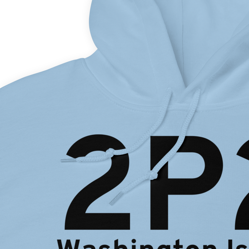 Washington Island (2P2) Airport Hoodie Sweatshirt 