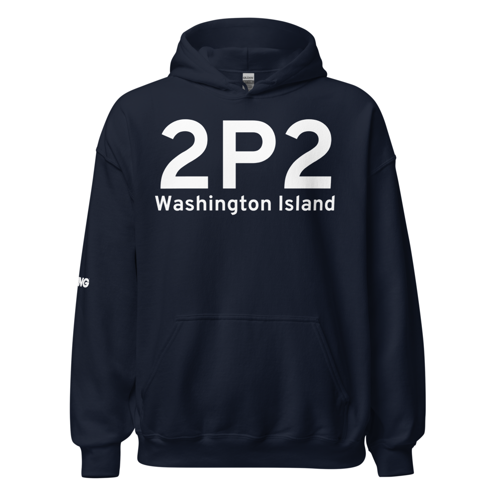 Washington Island (2P2) Airport Hoodie Sweatshirt 