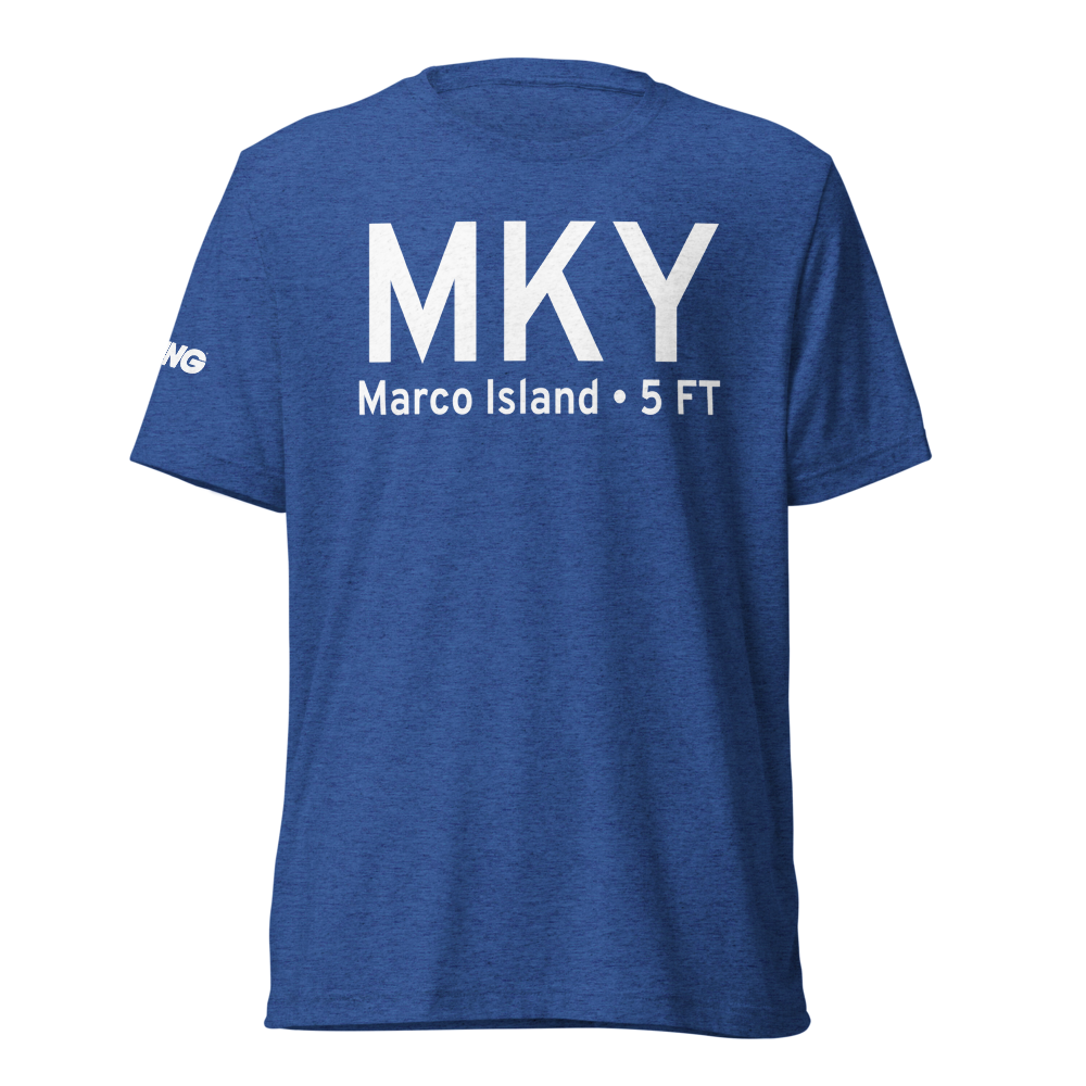 Marco Island (KMKY) Airport Tri-blend T-Shirt 