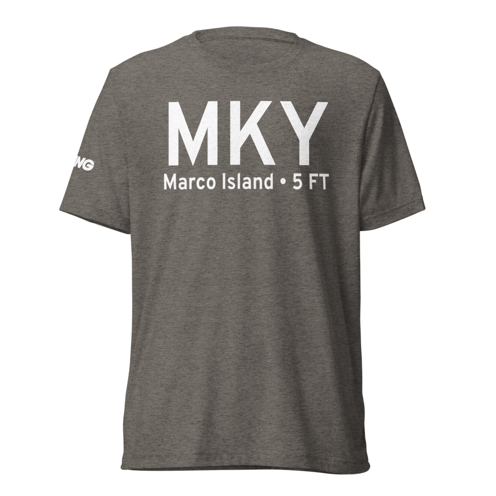 Marco Island (KMKY) Airport Tri-blend T-Shirt 