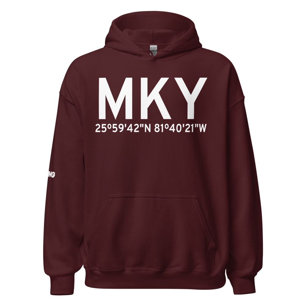 Marco Island (KMKY) Airport Hoodie Sweatshirt 