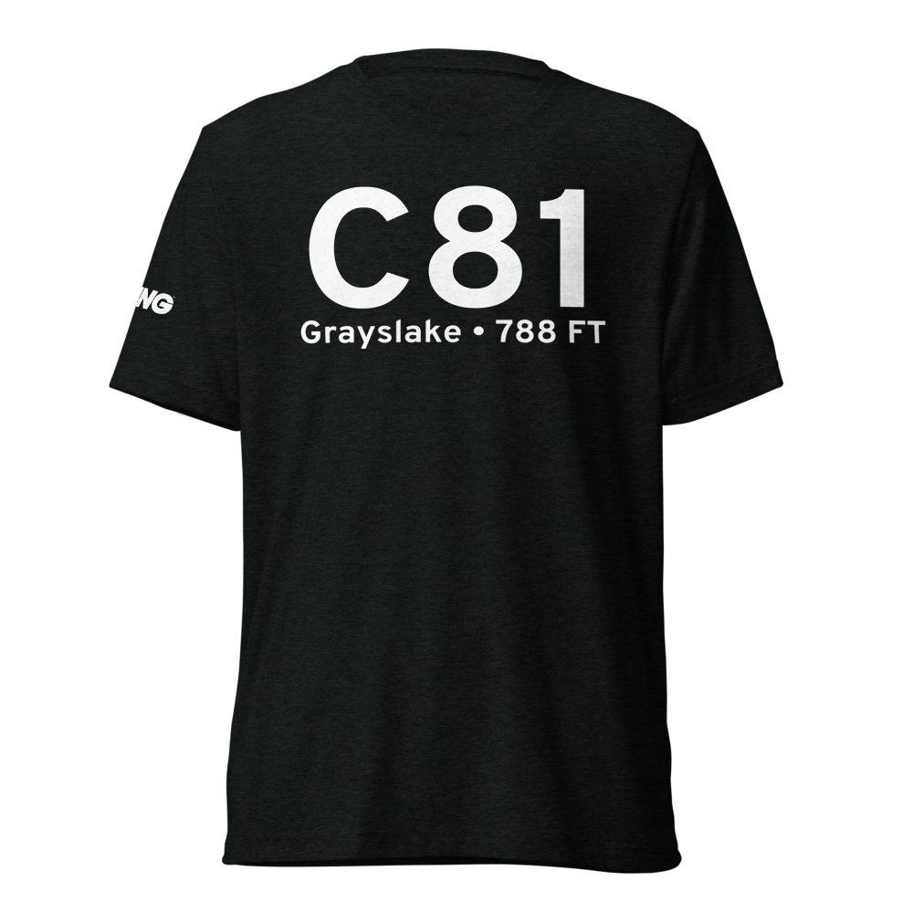Grayslake (KC81) Airport Tri-blend T-Shirt 