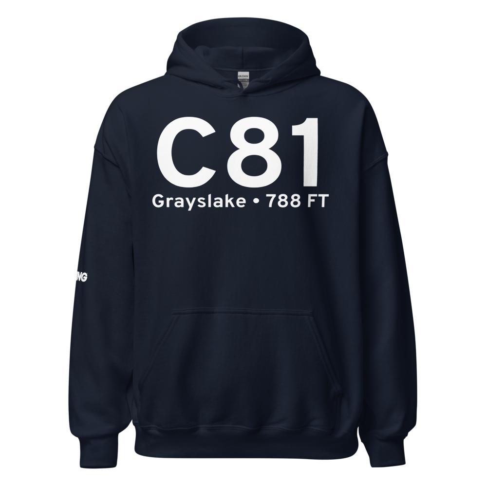 Grayslake (KC81) Airport Hoodie Sweatshirt 