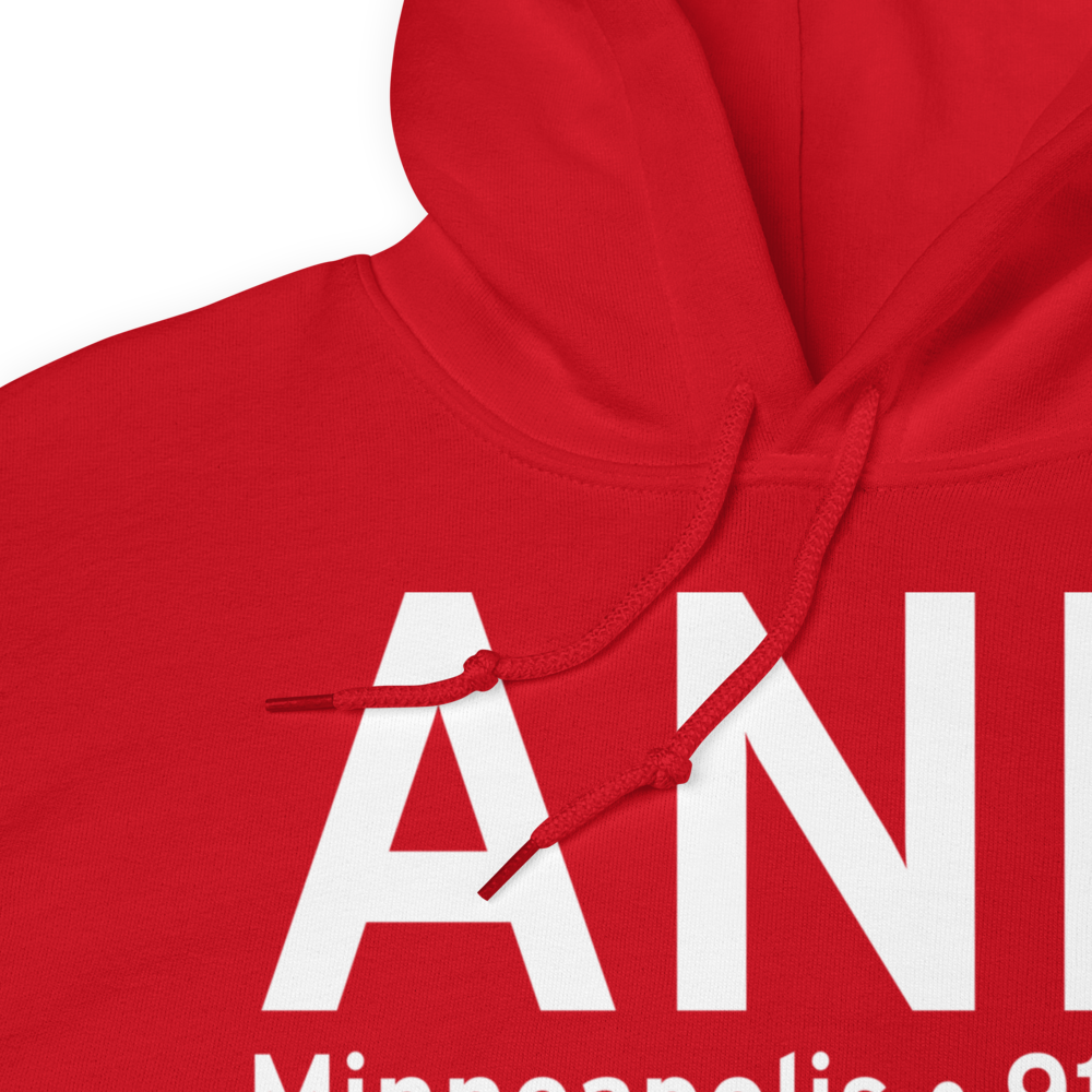 Minneapolis (KANE) Airport Hoodie Sweatshirt 