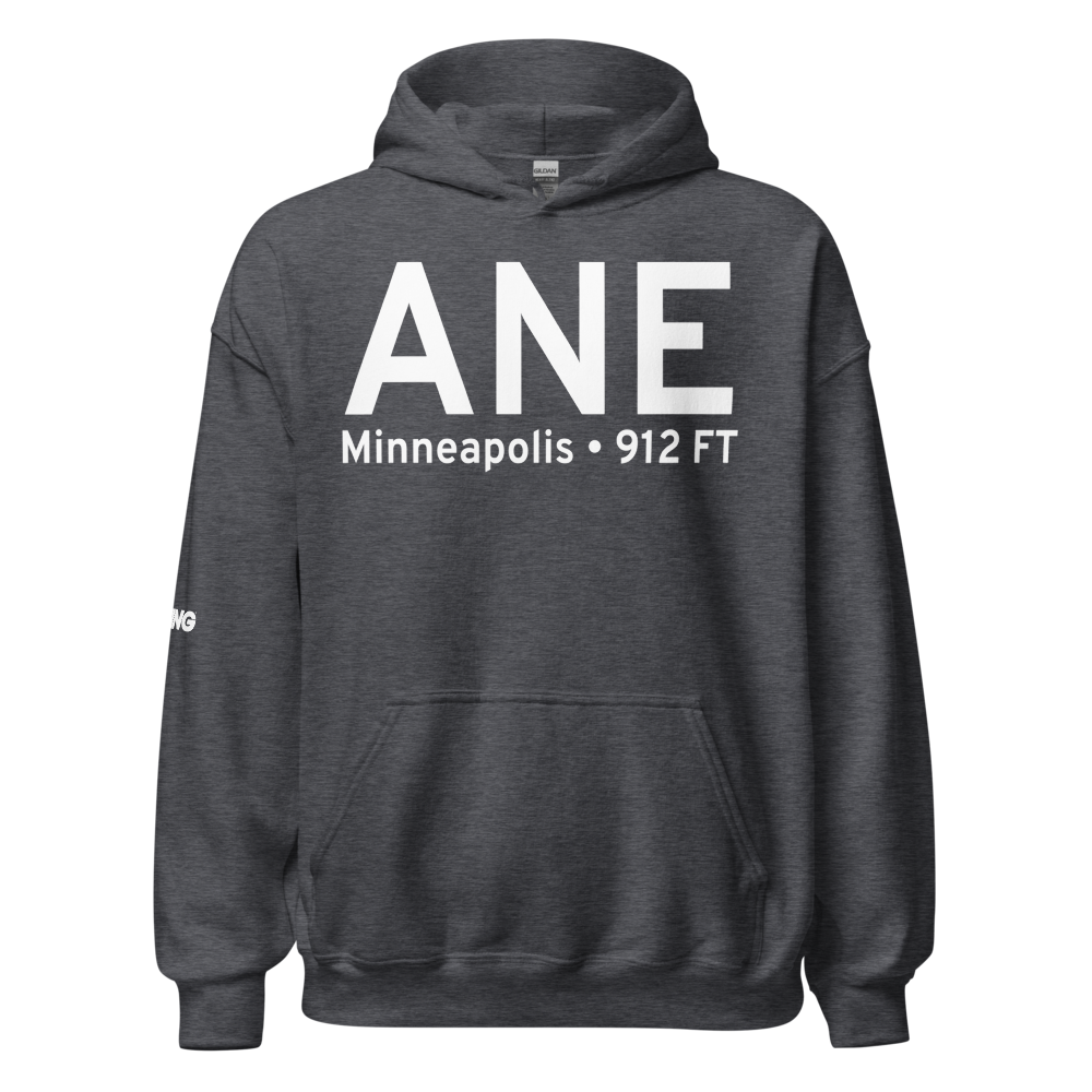 Minneapolis (KANE) Airport Hoodie Sweatshirt 