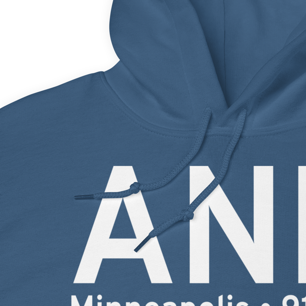 Minneapolis (KANE) Airport Hoodie Sweatshirt 