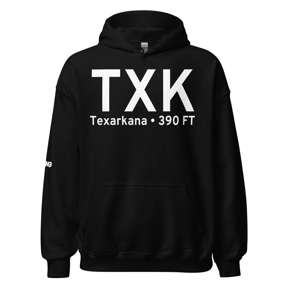 Texarkana (KTXK) Airport Hoodie Sweatshirt 
