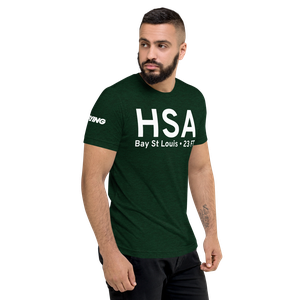 Bay St Louis (KHSA) Airport Tri-blend T-Shirt