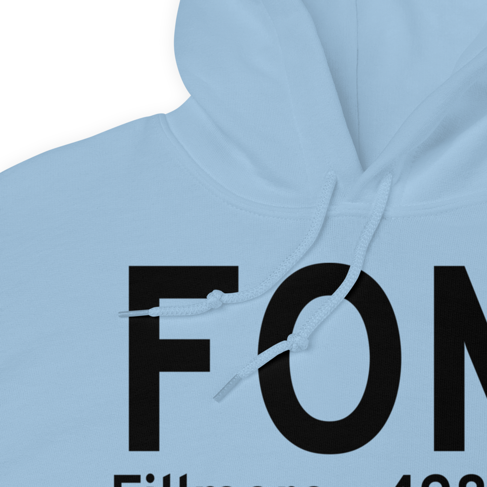 Fillmore (KFOM) Airport Hoodie Sweatshirt 