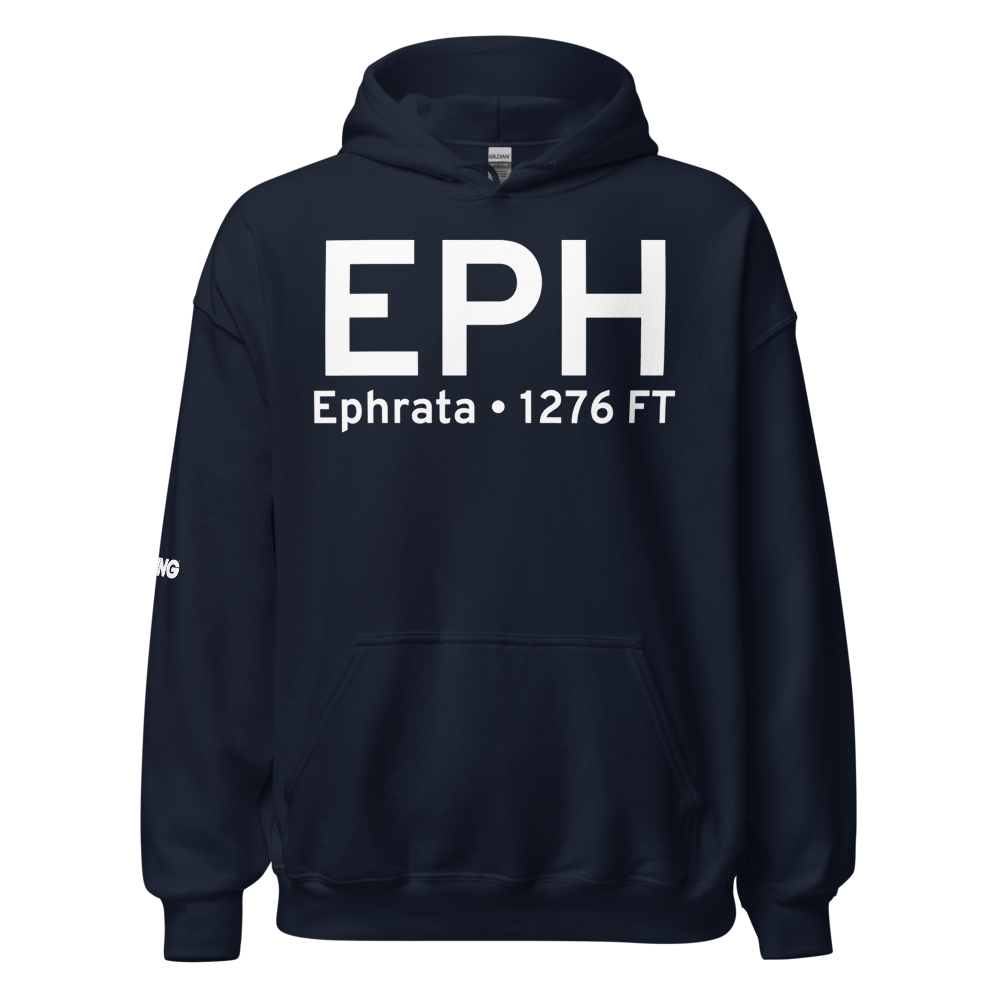 Ephrata (KEPH) Airport Hoodie Sweatshirt 