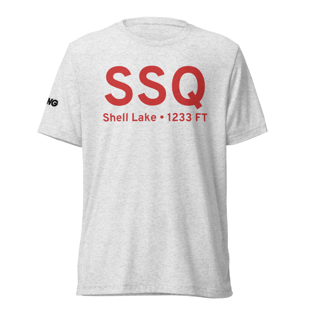 Shell Lake (KSSQ) Airport Tri-blend T-Shirt 