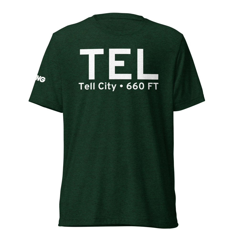 Tell City (KTEL) Airport Tri-blend T-Shirt 