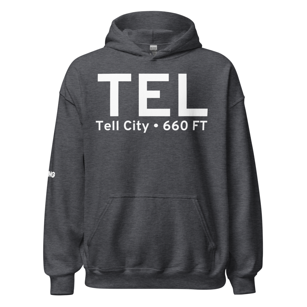 Tell City (KTEL) Airport Hoodie Sweatshirt 