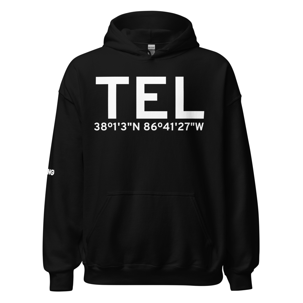 Tell City (KTEL) Airport Hoodie Sweatshirt 