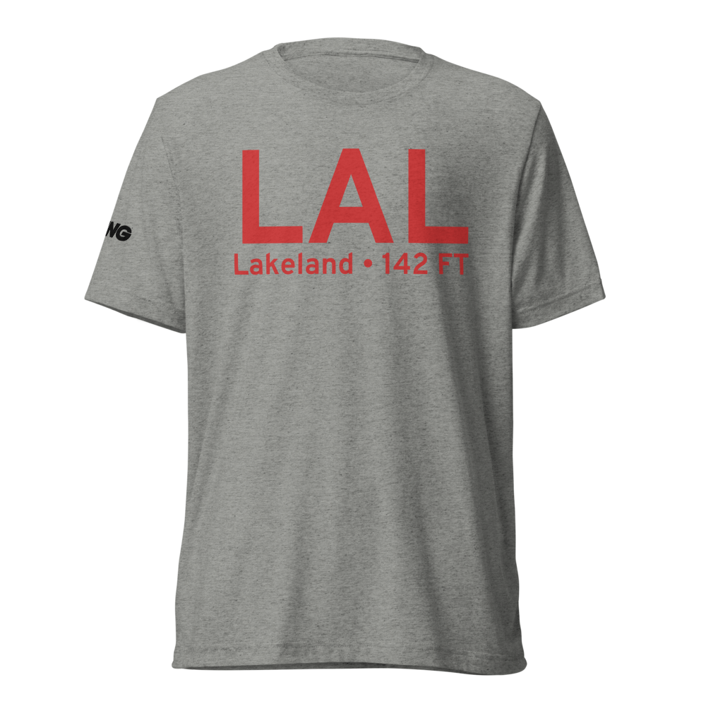 Lakeland (KLAL) Airport Tri-blend T-Shirt 