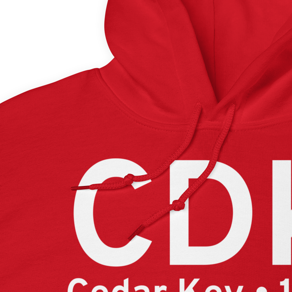 Cedar Key (CDK) Airport Hoodie Sweatshirt 
