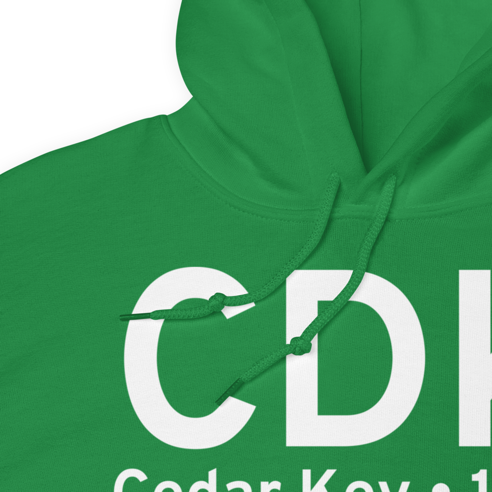 Cedar Key (CDK) Airport Hoodie Sweatshirt 