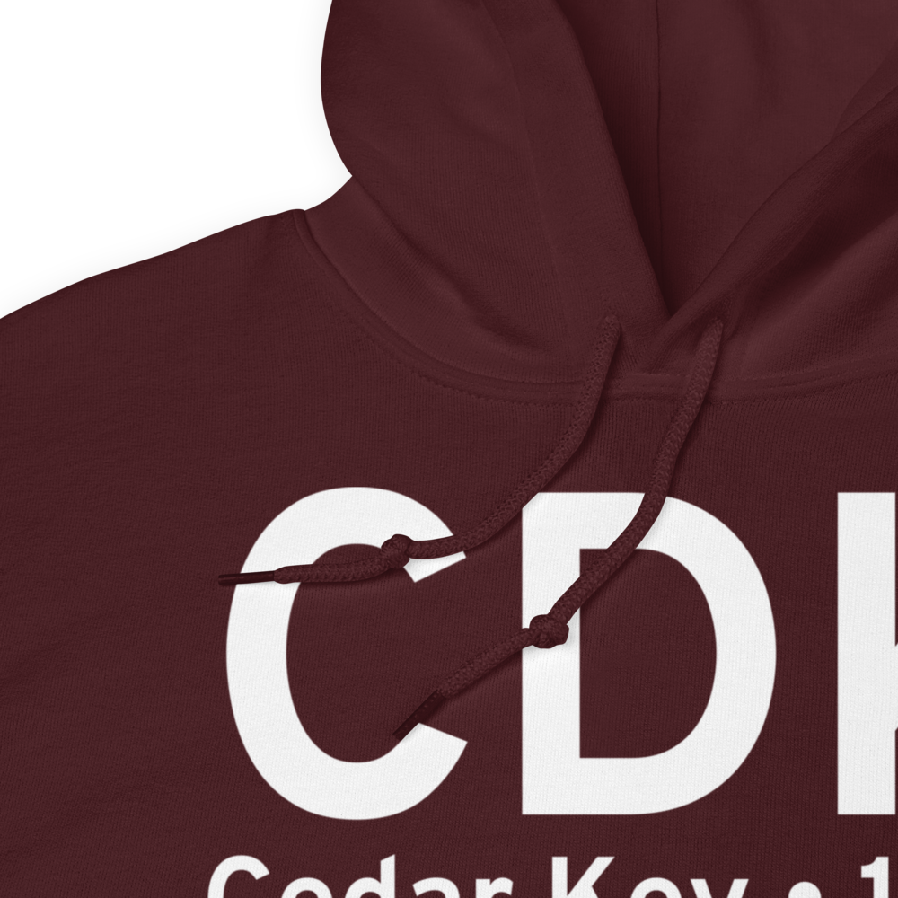 Cedar Key (CDK) Airport Hoodie Sweatshirt 