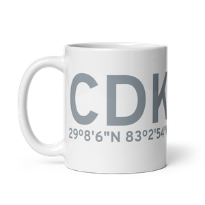 Cedar Key (CDK) Airport Mug