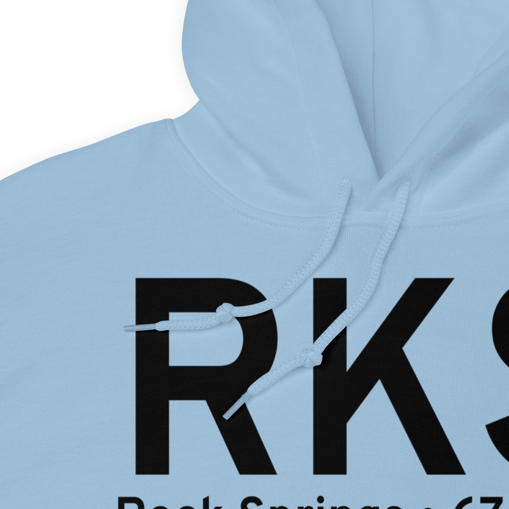 Rock Springs (KRKS) Airport Hoodie Sweatshirt 