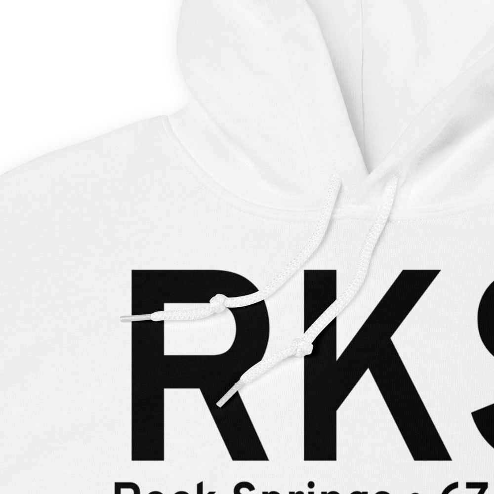 Rock Springs (KRKS) Airport Hoodie Sweatshirt 