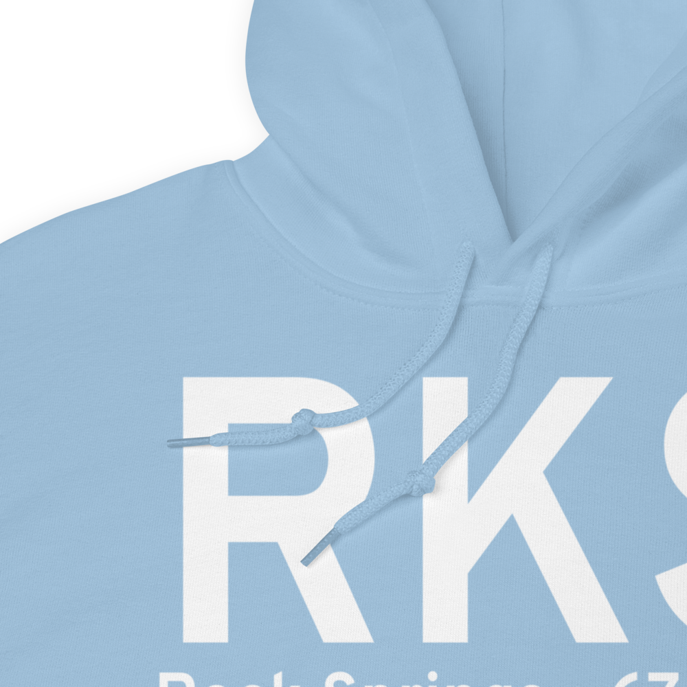 Rock Springs (KRKS) Airport Hoodie Sweatshirt 