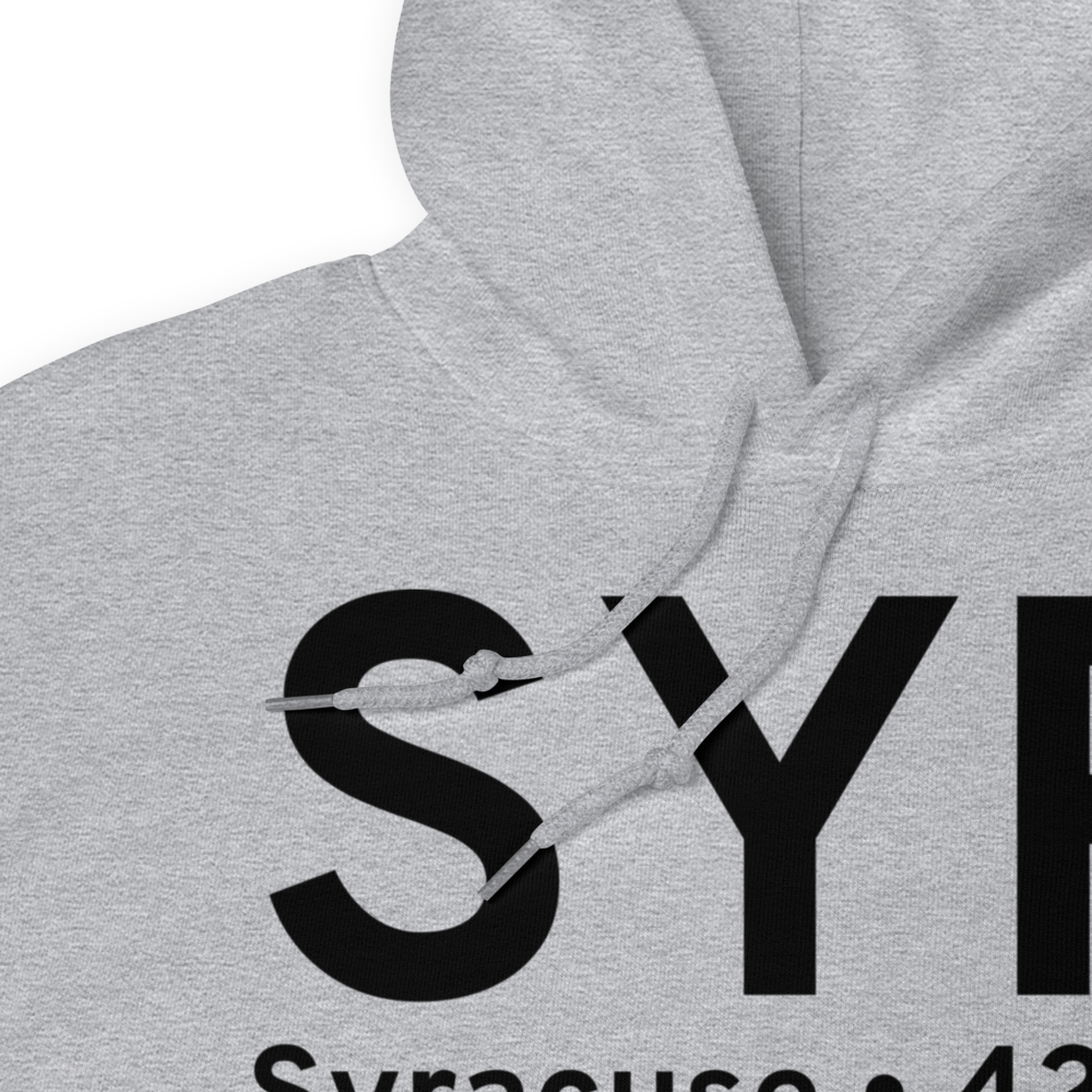 Syracuse (KSYR) Airport Hoodie Sweatshirt 