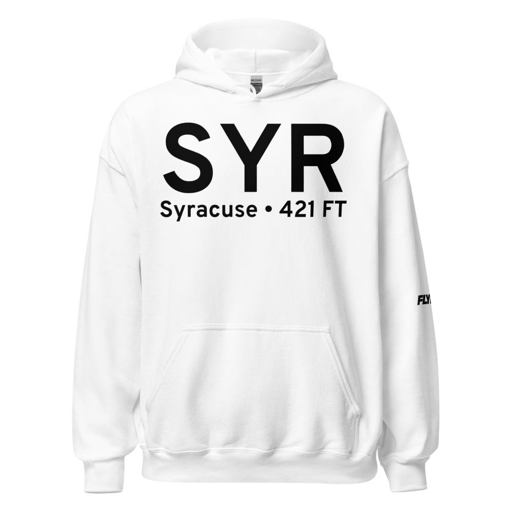 Syracuse (KSYR) Airport Hoodie Sweatshirt 