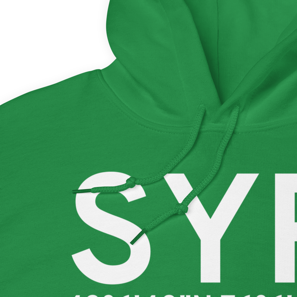 Syracuse (KSYR) Airport Hoodie Sweatshirt 