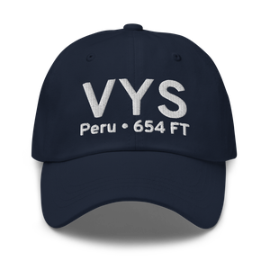 Peru (KVYS) Airport Hat