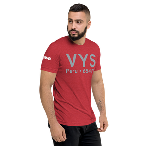 Peru (KVYS) Airport Tri-blend T-Shirt