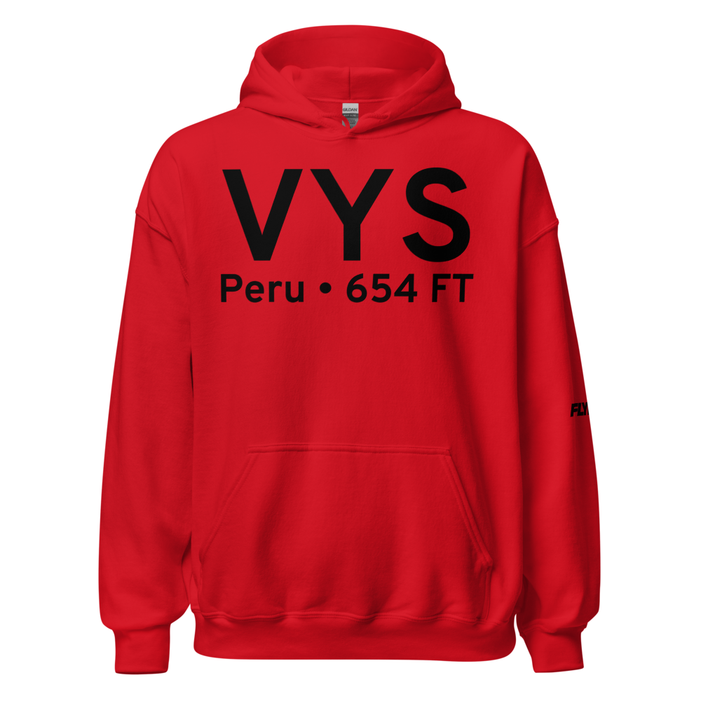 Peru (KVYS) Airport Hoodie Sweatshirt 