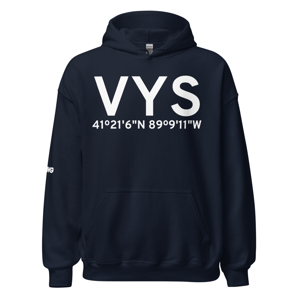 Peru (KVYS) Airport Hoodie Sweatshirt 